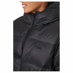 Mid Length Beltet Coat Black*Svea New