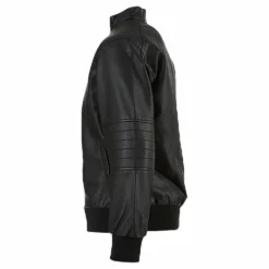 Mike Faux Leather Jacket Black*Name It Clearance