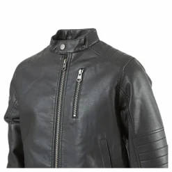 Mike Faux Leather Jacket Black*Name It Clearance