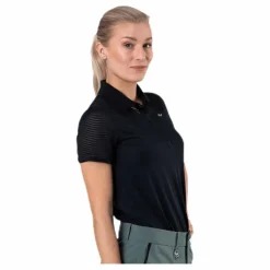 Röhnisch Miko Poloshirt Black Svart Outlet