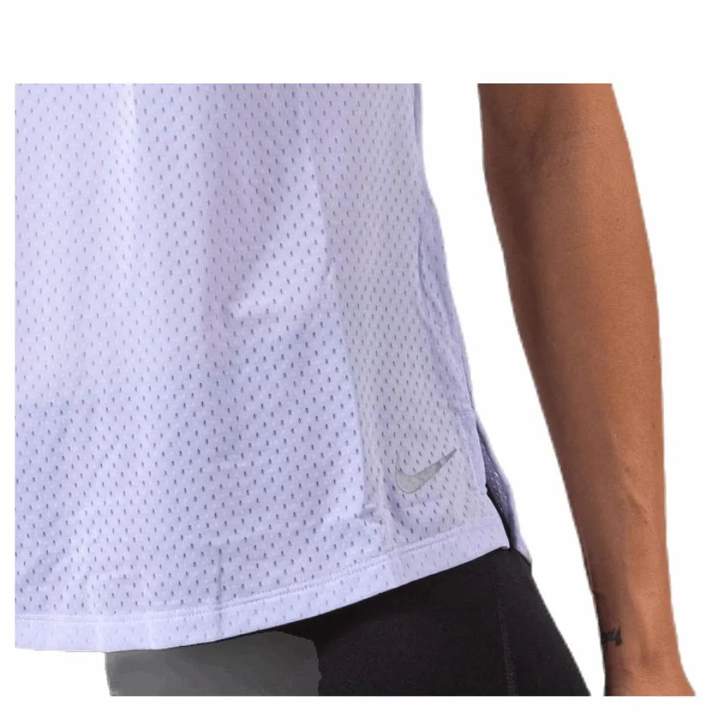 Nike Miler Top SS Breathe Blue Blå Outlet