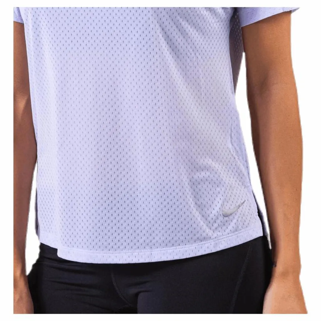 Nike Miler Top SS Breathe Blue Blå Outlet