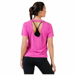 Nike Miler Top SS Breathe Purple Rosa Best