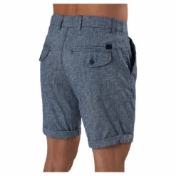 Jack & Jones Milton Chino Shorts Akm Linen Blue Blå Outlet
