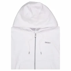 DKNY Sport Mini Stud Lg F/zip H White Vit New