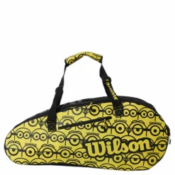 Minions Tour 12Pk Racket Bag Black/Yellow*Wilson New