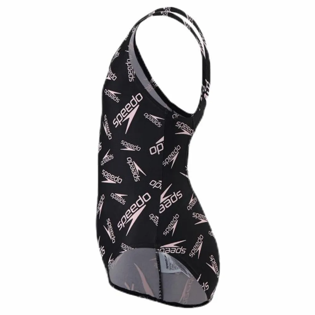 Speedo Minnie Mouse Allover Medalist Black Svart Sale