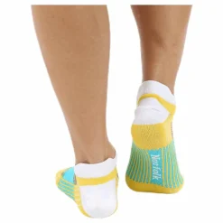 Norfolk Mirenda Thin Running Sock Low-cut White/Yellow Vit och Gul Discount
