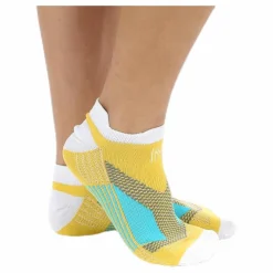 Norfolk Mirenda Thin Running Sock Low-cut White/Yellow Vit och Gul Discount