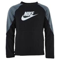 Mixed Material Crew Junior Black/Grey*Nike