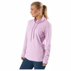 adidas Mélange High Mock Golf Pullover Bliss Lilac Mel Rosa Best