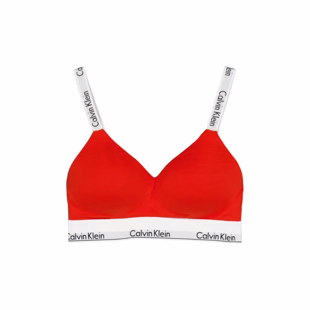 Calvin Klein Modern Cotton Lght Lined Brale Orange Röd