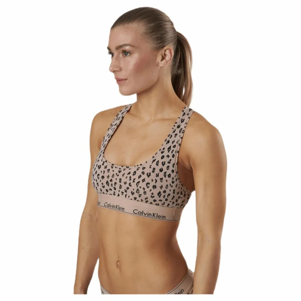 Calvin Klein Modern Cotton Unlined Bralette Beige Online