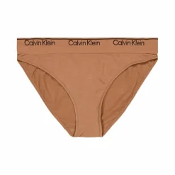 Calvin Klein Modern Seamless Bikini Beige Brun Outlet