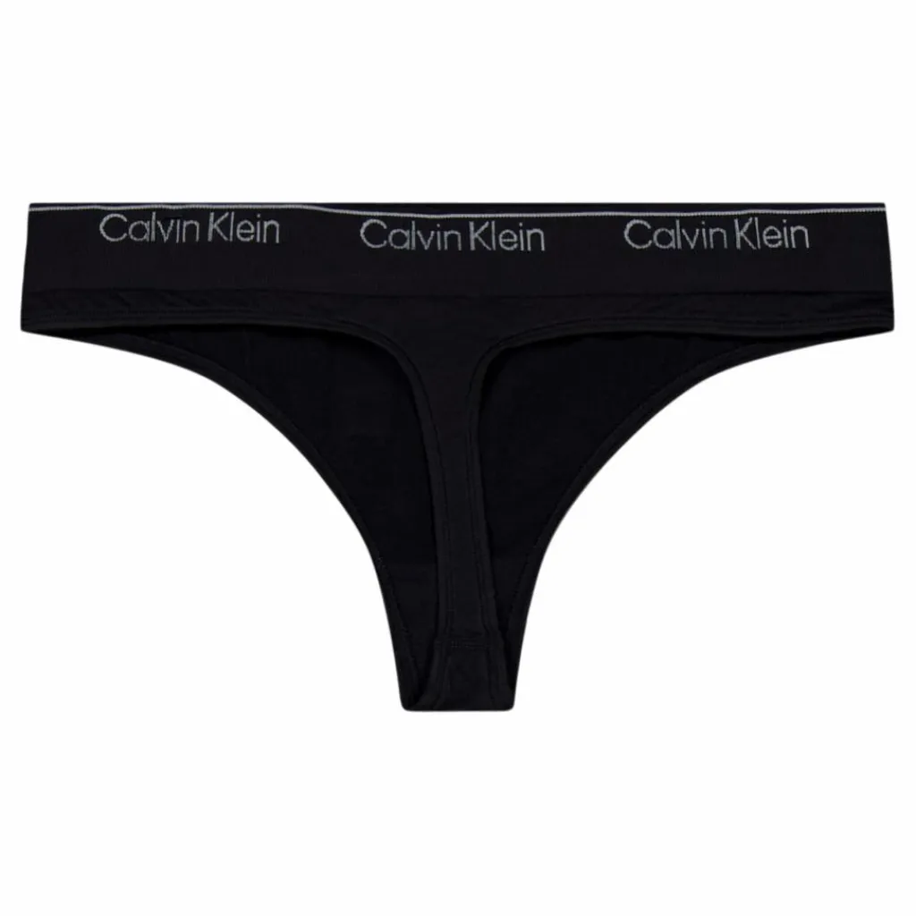 Calvin Klein Modern Seamless Thong Black Svart New