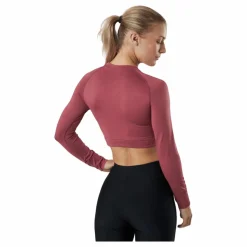 Molly Seamless Ls Crop Top Rose*Norfolk Outlet