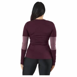 Mons Royale Cornice Long Sleev Wine Red Lila Outlet