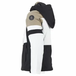 8848 Altitude Montrose Jr Jacket Fallen Rock Beige, Vit och Svart Clearance