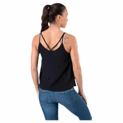 Only Moon Sl Top Wvn Black Svart Hot