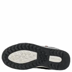 Viking Moss Mid Kids Black Svart Best