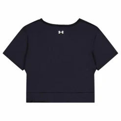 Under Armour Motion Crossover Crop Ss Black Svart Outlet