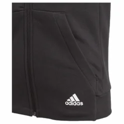 adidas Must Haves 3S Full Zip Hoodie Black / White Svart Outlet