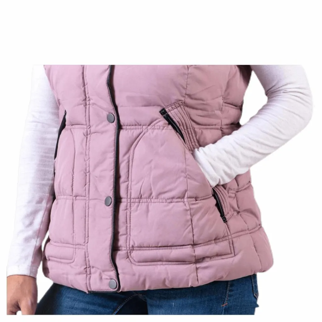 Tuxer Nadja Waistcoat Pink Rosa Discount
