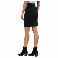 Pieces Nala Mw Pencil Buckle Skirt Black Svart Sale