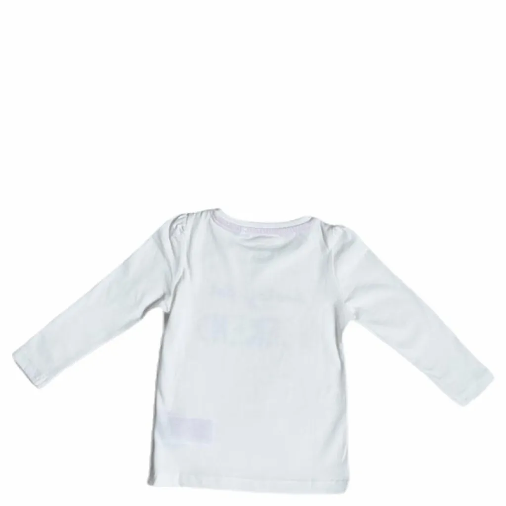 Name It Nania Ls Top White Vit New
