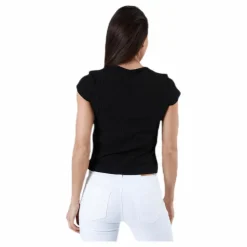 Nella S/S Button Top Black*Only Best