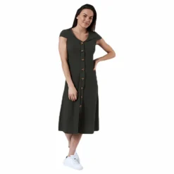 Nella S/S Dress Jrs Green*Only Online