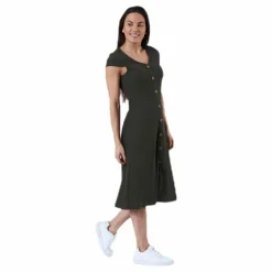 Nella S/S Dress Jrs Green*Only Online