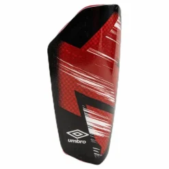 Umbro Neo Minimus Guard W/Sleeve Black/Red Svart och Röd New