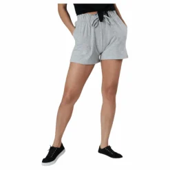Pieces Neora Hw Frill Shorts Grey Grå Clearance