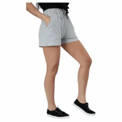 Pieces Neora Hw Frill Shorts Grey Grå Clearance