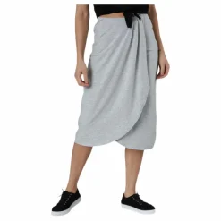 Pieces Neora Hw Skirt Grey Grå