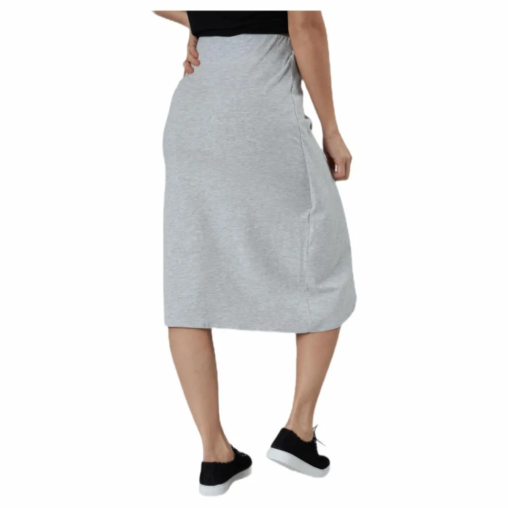 Pieces Neora Hw Skirt Grey Grå