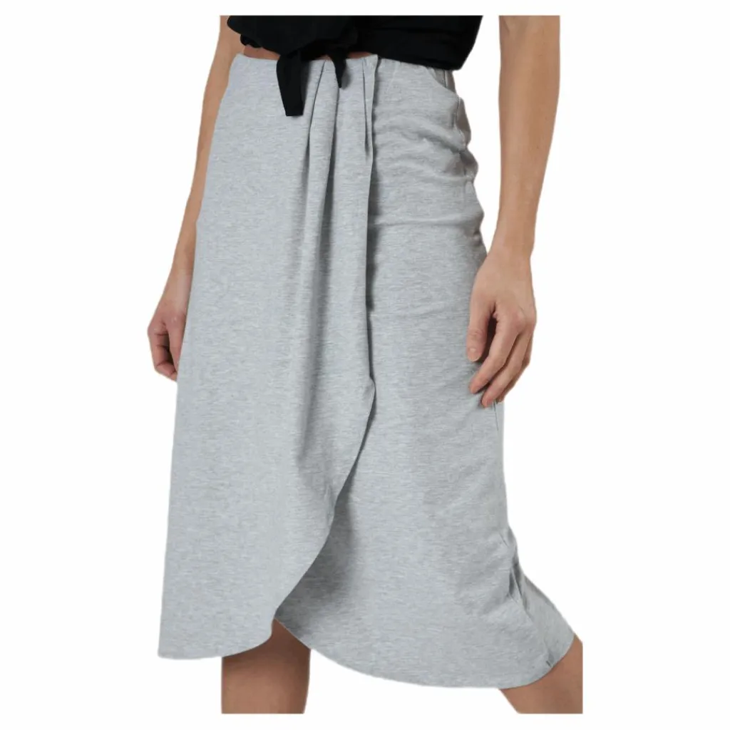 Pieces Neora Hw Skirt Grey Grå