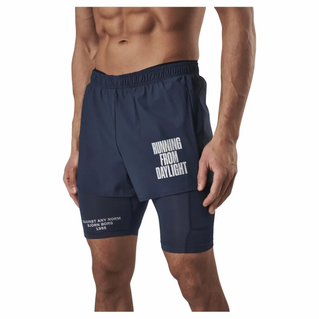 Night Shorts 2.5" Blue*Björn Borg Outlet