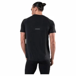ASICS Night Track SS Top Black Svart Discount