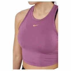 Nike Dri-fit One Luxe Women's  Light Bordeaux/metallic Gold Lila Hot