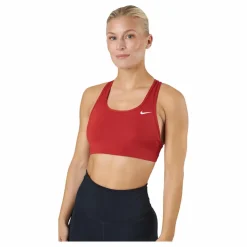 Nike Dri-fit Swoosh Women's Me Cinnabar/white Röd New