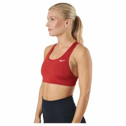 Nike Dri-fit Swoosh Women's Me Cinnabar/white Röd New