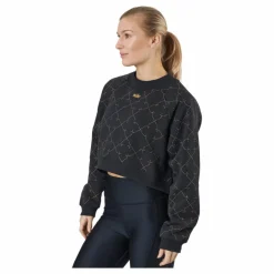 Nike Dri-fit Women's Novelty F Black/metallic Gold Svart Sale