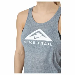 Nike Dri-fit Women's Trail Run Dk Grey Heather/white Grå Outlet