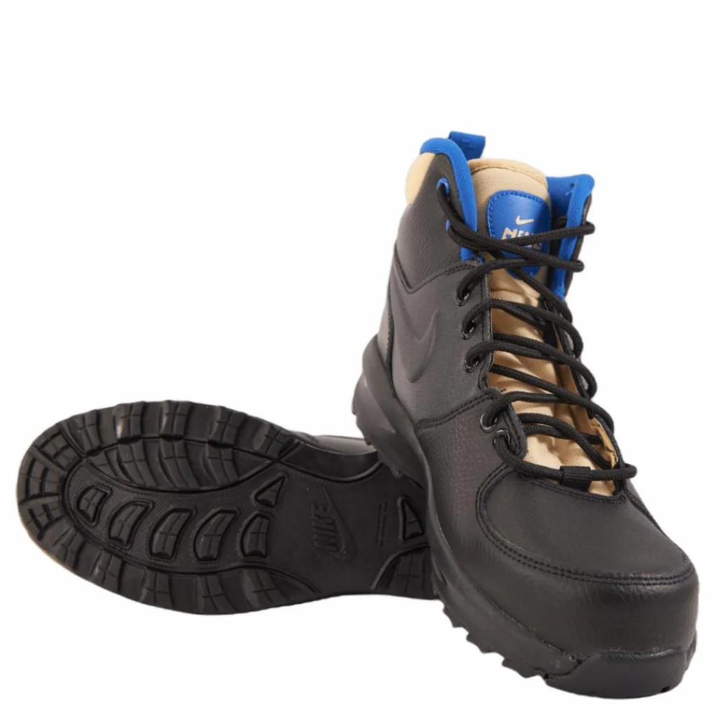 Nike Manoa Ltr Big Kids' Boots Black/black-sesame-game Royal Svart och Blå Hot
