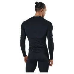 Nike Pro Dri-FIT Men's Tight Fit Long-Sleeve Top BLACK/WHITE Svart Best