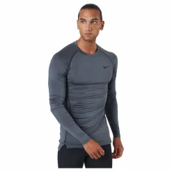 Pro Dri-FIT Men's Tight Fit Long-Sleeve Top IRON GREY/BLACK/BLACK*Nike