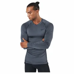 Pro Dri-FIT Men's Tight Fit Long-Sleeve Top IRON GREY/BLACK/BLACK*Nike