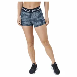 Pro Dri-fit Women's 3" Pr Aviator Grey/black/white*Nike New